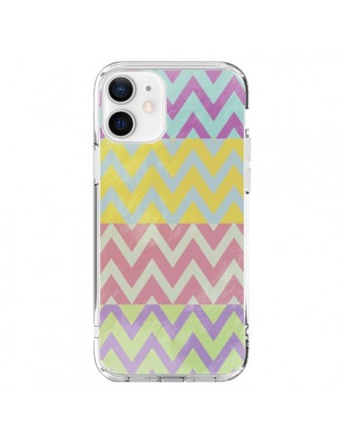 Coque iPhone 12 et 12 Pro Chevron Summer Triangle Azteque - Mary Nesrala