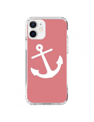 Coque iPhone 12 et 12 Pro Ancre Corail - Mary Nesrala