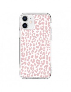 Cover iPhone 12 e 12 Pro Leopardo Rosa Corallo - Mary...