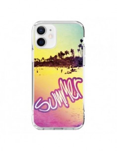 Coque iPhone 12 et 12 Pro Summer Dream Ete Plage - Mary...