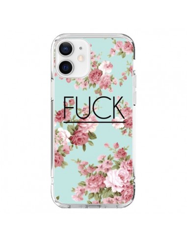 Coque iPhone 12 et 12 Pro Fuck Fleurs - Maryline Cazenave