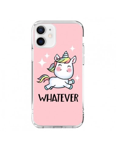 Coque iPhone 12 et 12 Pro Licorne Whatever - Maryline Cazenave