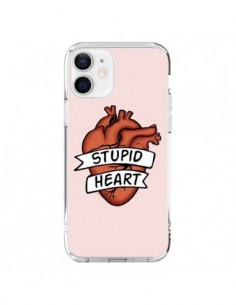 Coque iPhone 12 et 12 Pro Stupid Heart Coeur - Maryline...