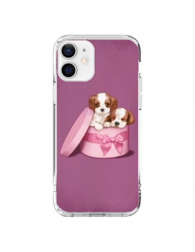 Coque iPhone 12 et 12 Pro Chien Dog Boite Noeud - Maryline Cazenave