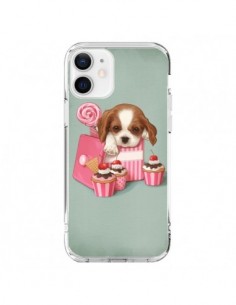 Coque iPhone 12 et 12 Pro Chien Dog Cupcake Gateau Boite...