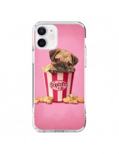 Coque iPhone 12 et 12 Pro Chien Dog Popcorn Film -...