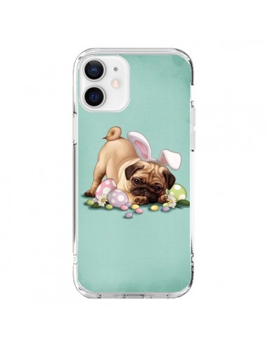 iPhone 12 and 12 Pro Case Dog Rabbit Pasquale  - Maryline Cazenave