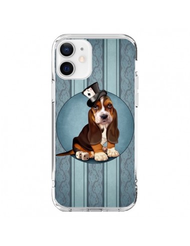 Coque iPhone 12 et 12 Pro Chien Dog Jeu Poket Cartes - Maryline Cazenave