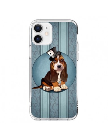 Cover iPhone 12 e 12 Pro Cane Jeu Poket Cartes - Maryline Cazenave