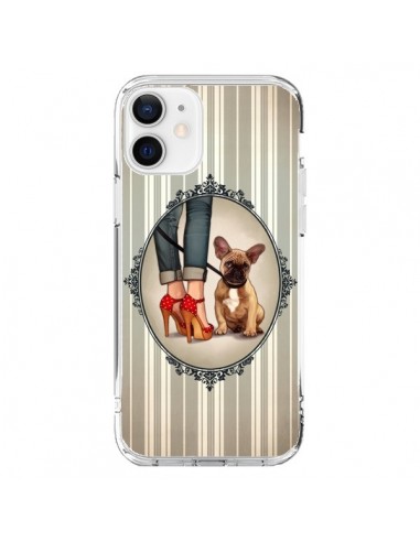Cover iPhone 12 e 12 Pro Lady Jambes Cane - Maryline Cazenave