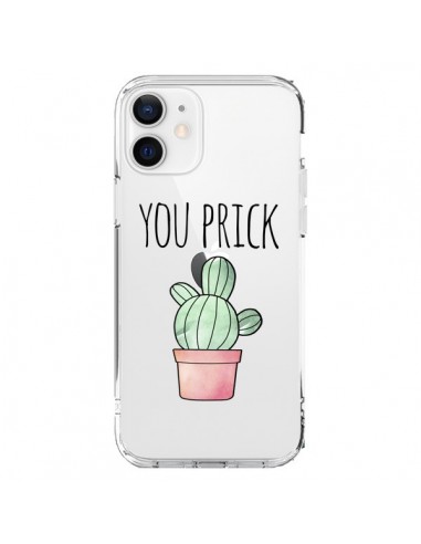 Cover iPhone 12 e 12 Pro You Prick Cactus Trasparente - Maryline Cazenave