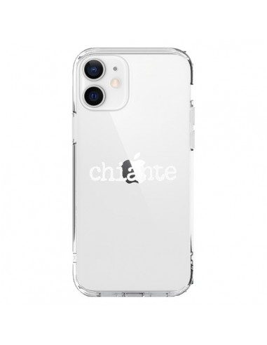 Coque iPhone 12 et 12 Pro Chiante Blanc Transparente - Maryline Cazenave