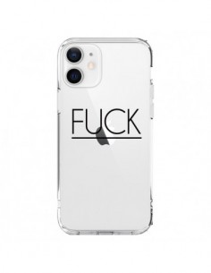 Cover iPhone 12 e 12 Pro Fuck Trasparente - Maryline...