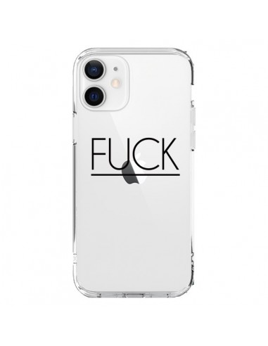 iPhone 12 and 12 Pro Case Fuck Clear - Maryline Cazenave