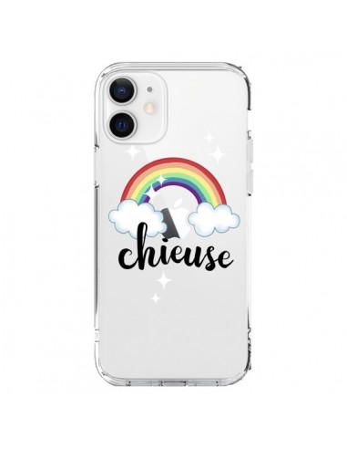 iPhone 12 and 12 Pro Case Chieuse Arc En Ciel Clear - Maryline Cazenave