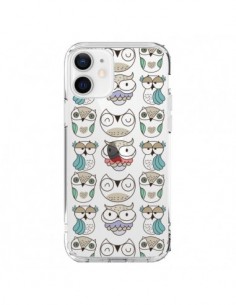 Coque iPhone 12 et 12 Pro Chouettes Owl Hibou...