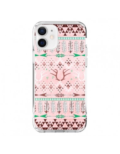 Coque iPhone 12 et 12 Pro Amadahy Cerf Azteque - Monica Martinez