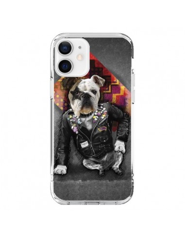 Coque iPhone 12 et 12 Pro Chien Bad Dog - Maximilian San