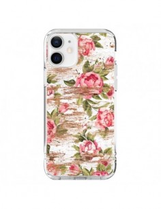 Coque iPhone 12 et 12 Pro Eco Love Pattern Bois Fleur -...