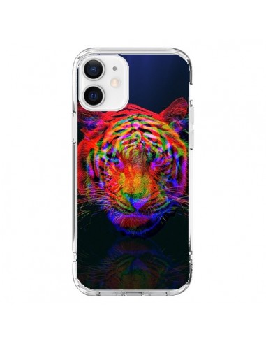 iPhone 12 and 12 Pro Case Tiger Beautiful Aberration - Maximilian San