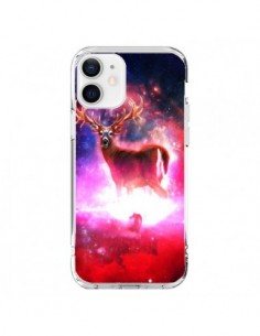 Cover iPhone 12 e 12 Pro Cosmic Deer Cervo Galaxy -...