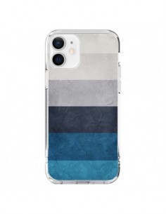 Coque iPhone 12 et 12 Pro Bandes Horizontales Greece Hues...