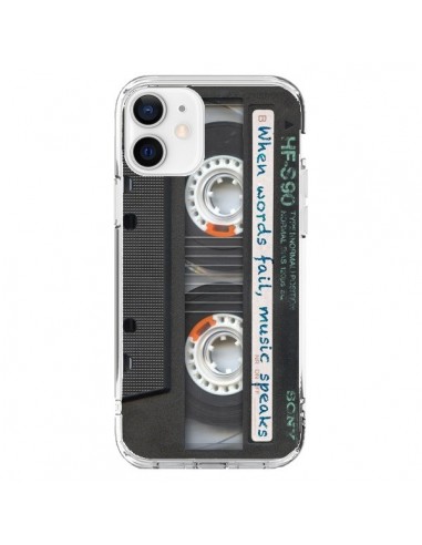 Coque iPhone 12 et 12 Pro Cassette Words K7 - Maximilian San