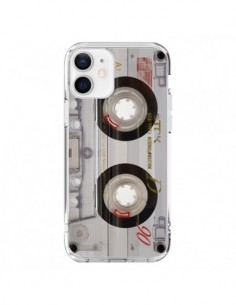 Cover iPhone 12 e 12 Pro Cassette Trasparente K7 -...