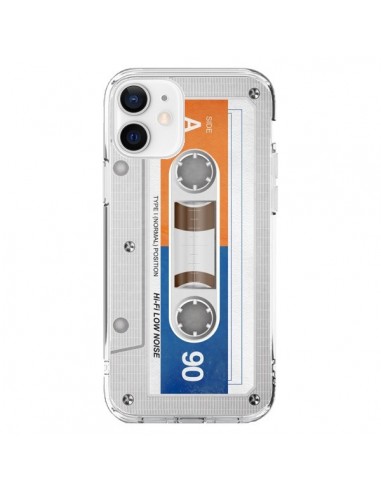 Coque iPhone 12 et 12 Pro White Cassette K7 - Maximilian San
