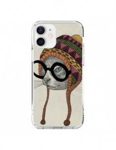 Cover iPhone 12 e 12 Pro Gatto Cappello - Borg