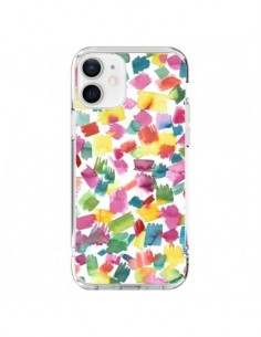 Coque iPhone 12 et 12 Pro Abstract Spring Colorful -...