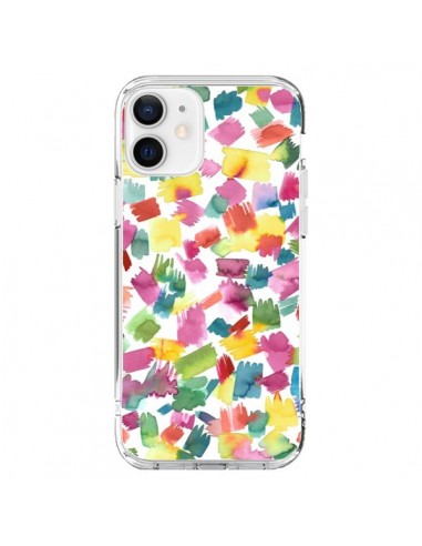 Coque iPhone 12 et 12 Pro Abstract Spring Colorful - Ninola Design