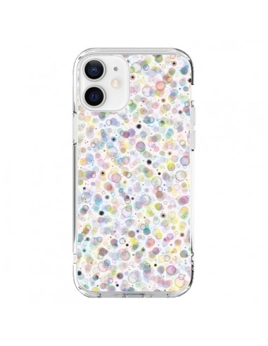 Coque iPhone 12 et 12 Pro Cosmic Bubbles Multicolored - Ninola Design