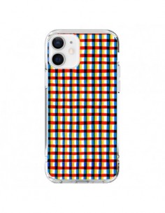 Coque iPhone 12 et 12 Pro Crossed Eyes Lines Red - Ninola...