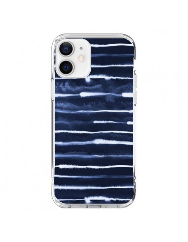 Cover iPhone 12 e 12 Pro Electric Lines Azzurro - Ninola Design