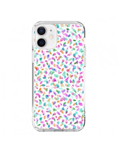 iPhone 12 and 12 Pro Case Flowers Petals Pink - Ninola Design