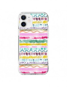 Coque iPhone 12 et 12 Pro Garlands Tribal - Ninola Design