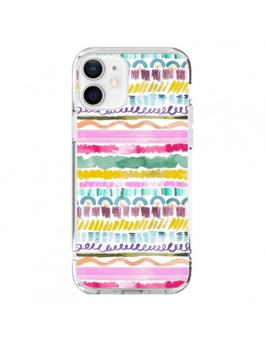 Cover iPhone 12 e 12 Pro Garlands Tribal - Ninola Design