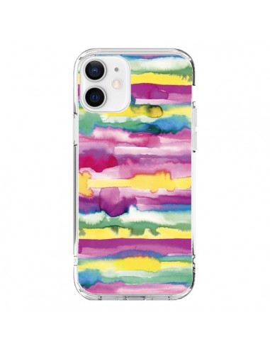 iPhone 12 and 12 Pro Case Gingham Vichy Pink - Ninola Design