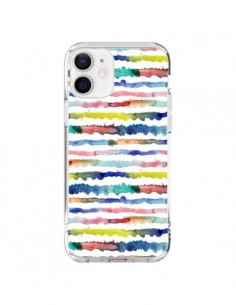 Cover iPhone 12 e 12 Pro Gingham Vichy Giallo - Ninola...