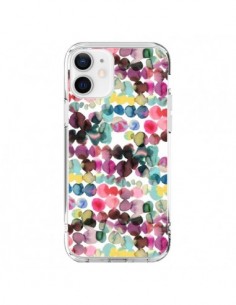 iPhone 12 and 12 Pro Case Gradient Tropical Color Lines -...