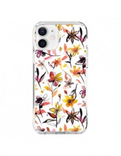 iPhone 12 and 12 Pro Case Ink Bleeding Dots Pink - Ninola...