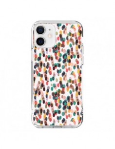 iPhone 12 and 12 Pro Case Rainbow Lace Neon Multicolor -...