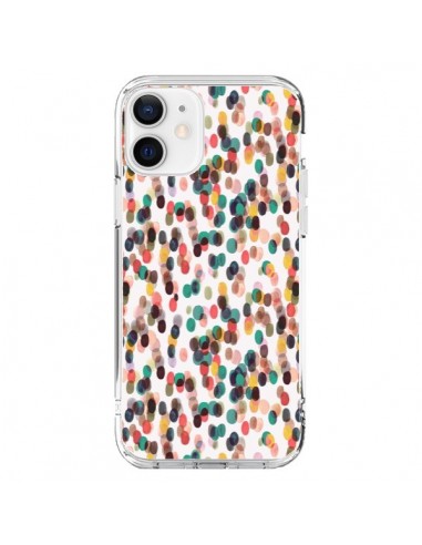 Coque iPhone 12 et 12 Pro Rainbow Lace Neon - Ninola Design