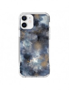 Cover iPhone 12 e 12 Pro Relaxing Tropical Dots Scuro -...