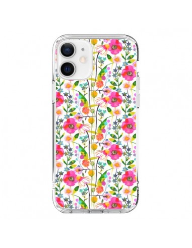 Coque iPhone 12 et 12 Pro Spring Colors Multicolored - Ninola Design