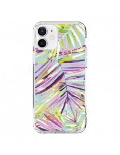 Cover iPhone 12 e 12 Pro Fiori Tropicali Multicolore -...