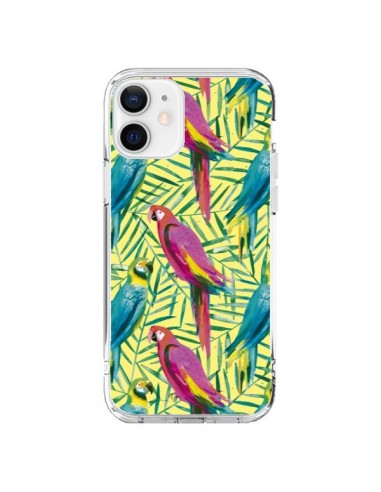 Coque iPhone 12 et 12 Pro Tropical Monstera Leaves Multicolored - Ninola Design