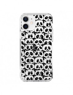 Coque iPhone 12 et 12 Pro Panda Par Milliers Transparente...