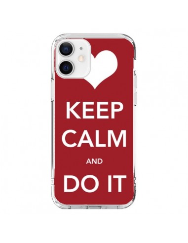Coque iPhone 12 et 12 Pro Keep Calm and Do It - Nico